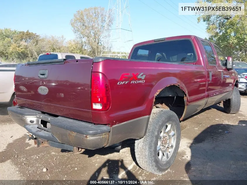 1FTWW31PX5EB39651 2005 Ford F-350 Lariat/Xl/Xlt