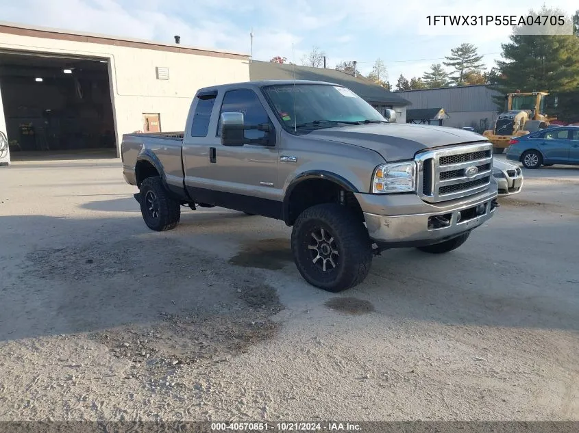 2005 Ford F-350 Lariat/Xl/Xlt VIN: 1FTWX31P55EA04705 Lot: 40570851