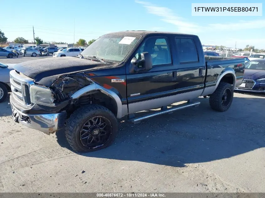 1FTWW31P45EB80471 2005 Ford F-350 Srw Super Duty