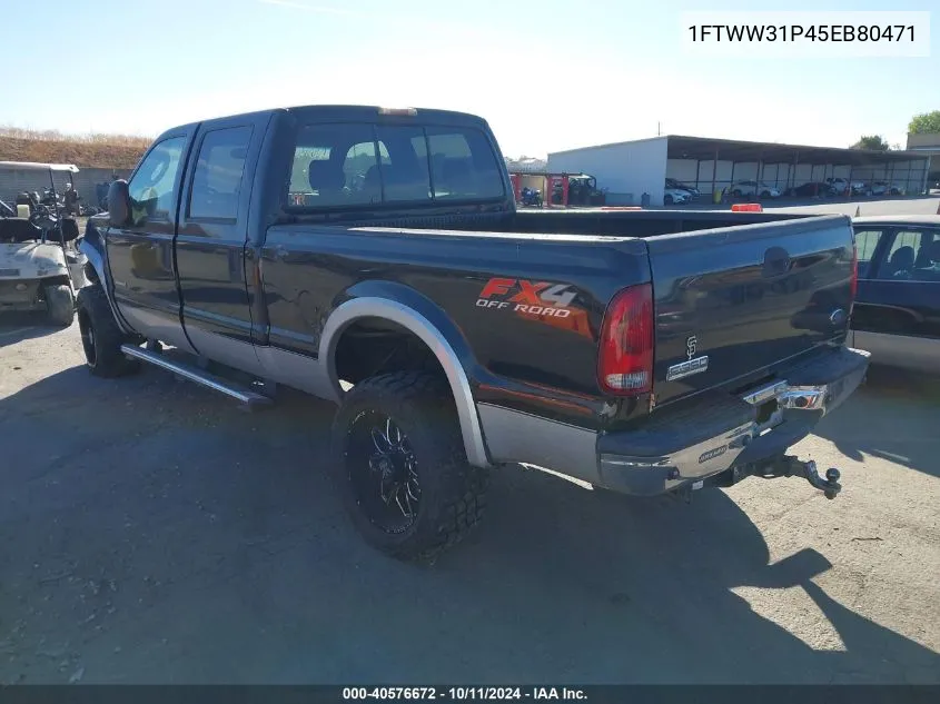 1FTWW31P45EB80471 2005 Ford F-350 Srw Super Duty