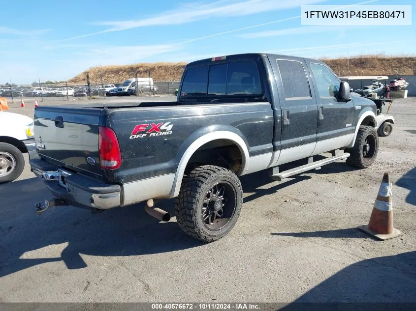 1FTWW31P45EB80471 2005 Ford F-350 Srw Super Duty