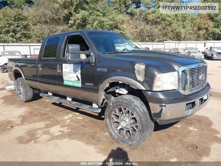 2005 Ford F-350 Lariat/Xl/Xlt VIN: 1FTWW31P45ED00592 Lot: 40577950