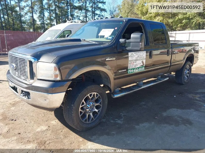 2005 Ford F-350 Lariat/Xl/Xlt VIN: 1FTWW31P45ED00592 Lot: 40577950