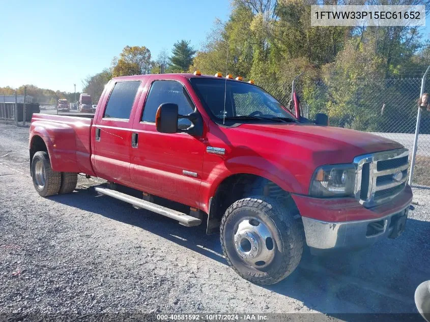 2005 Ford F-350 Lariat/Xl/Xlt VIN: 1FTWW33P15EC61652 Lot: 40581592