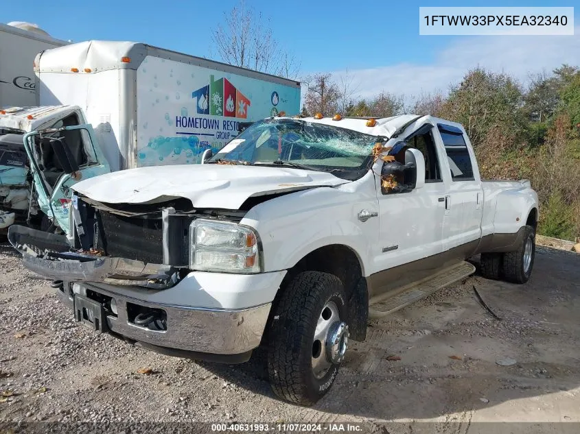 2005 Ford F-350 Lariat/Xl/Xlt VIN: 1FTWW33PX5EA32340 Lot: 40631993