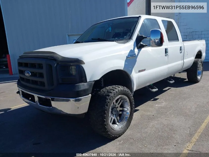 2005 Ford F-350 Lariat/Xl/Xlt VIN: 1FTWW31P55EB96596 Lot: 40637648