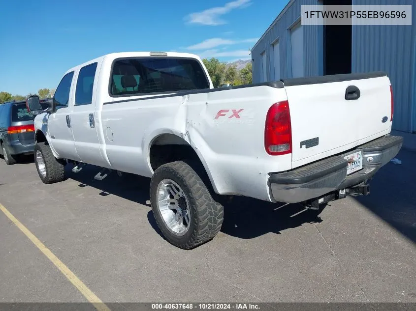 2005 Ford F-350 Lariat/Xl/Xlt VIN: 1FTWW31P55EB96596 Lot: 40637648