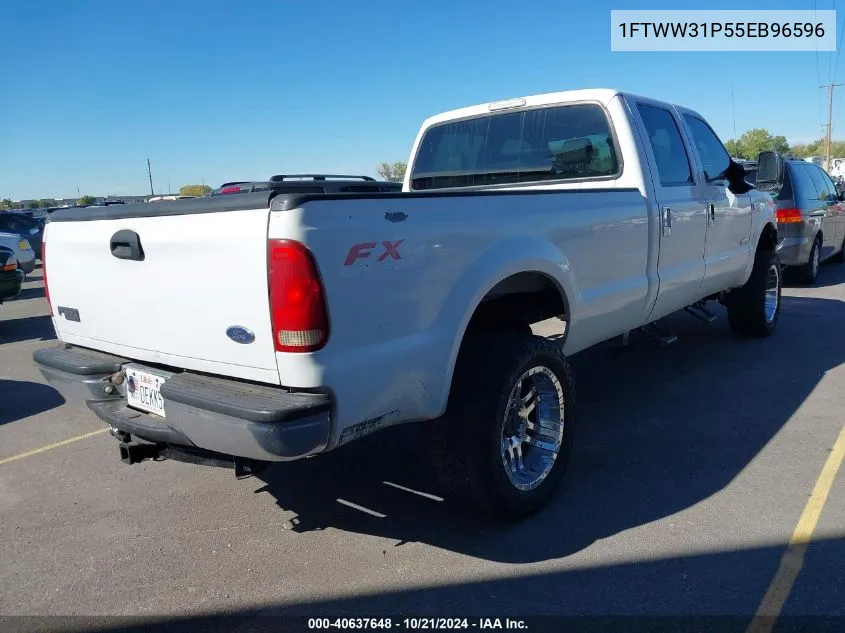 2005 Ford F-350 Lariat/Xl/Xlt VIN: 1FTWW31P55EB96596 Lot: 40637648