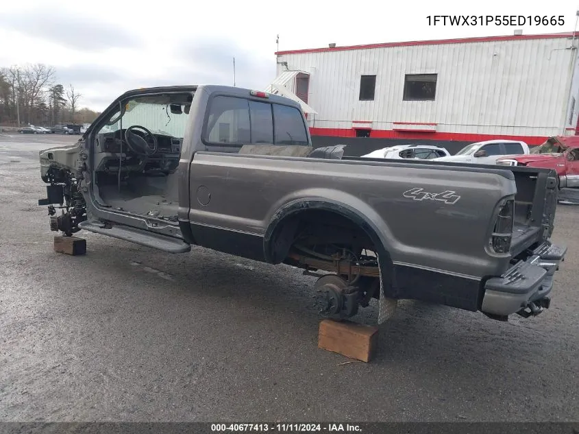 2005 Ford F-350 Lariat/Xl/Xlt VIN: 1FTWX31P55ED19665 Lot: 40677413