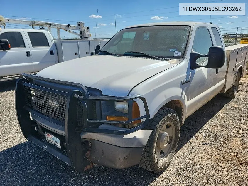 2005 Ford F350 Srw Super Duty VIN: 1FDWX30505EC93262 Lot: 40698018