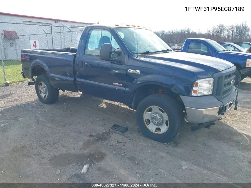 2005 Ford F-350 Xl/Xlt VIN: 1FTWF31P95EC87189 Lot: 40827327