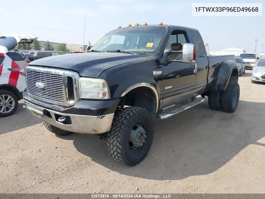 2006 Ford F350 Super Duty VIN: 1FTWX33P96ED49668 Lot: 12072918