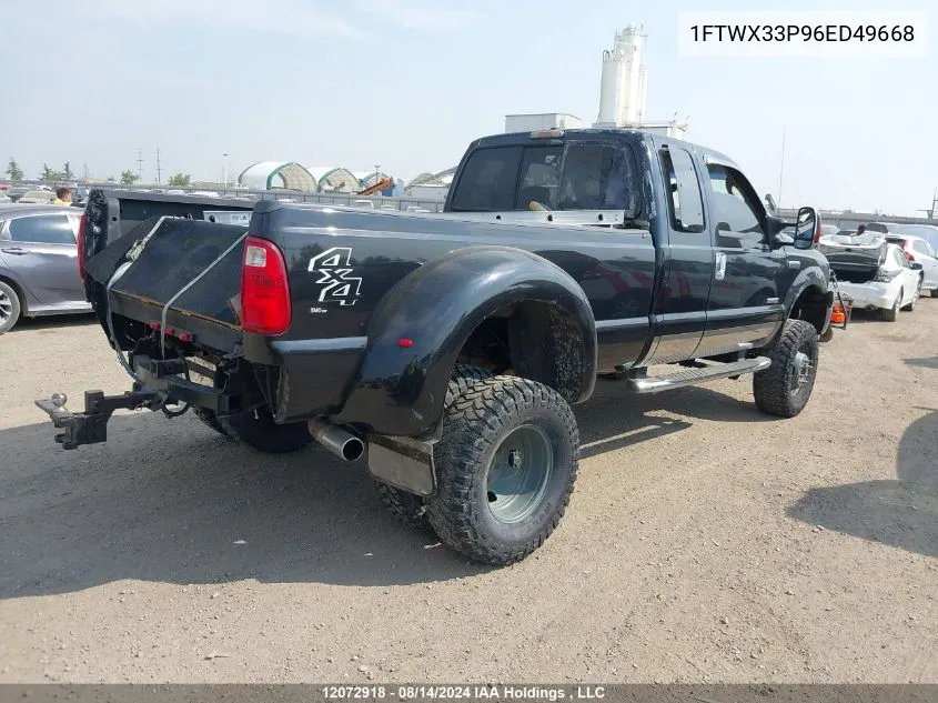 2006 Ford F350 Super Duty VIN: 1FTWX33P96ED49668 Lot: 12072918