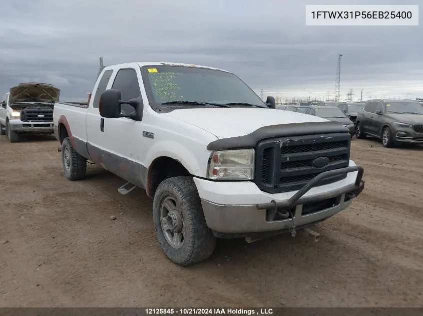 2006 Ford F350 Srw Super Duty VIN: 1FTWX31P56EB25400 Lot: 12125845