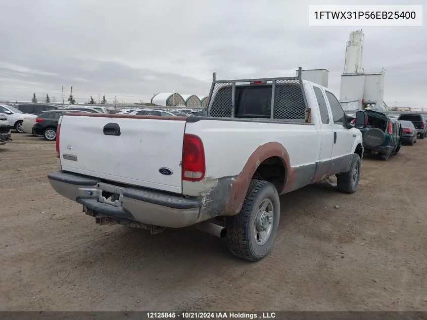 2006 Ford F350 Srw Super Duty VIN: 1FTWX31P56EB25400 Lot: 12125845