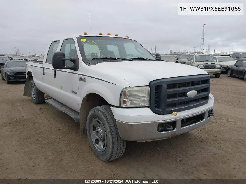 2006 Ford F350 Srw Super Duty VIN: 1FTWW31PX6EB91055 Lot: 12125863