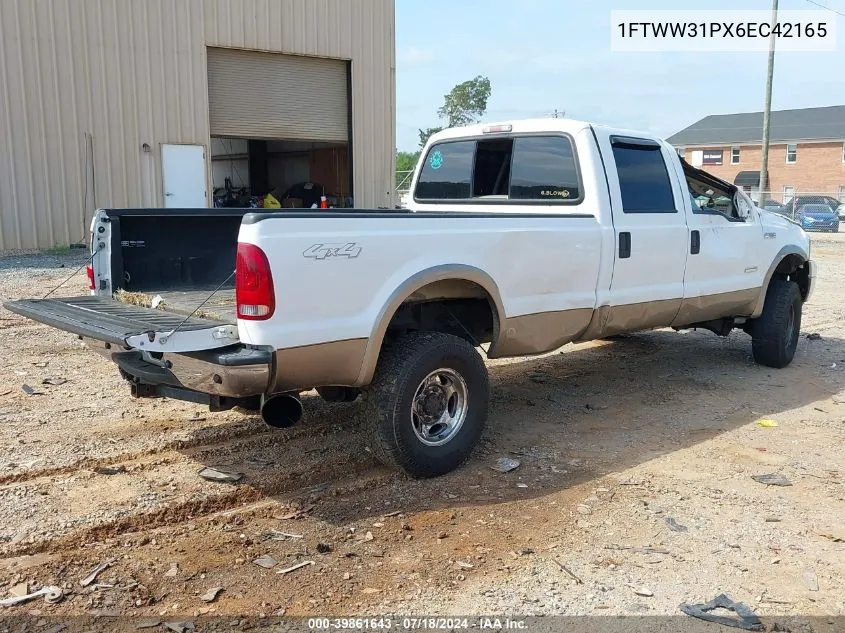 2006 Ford F-350 Lariat/Xl/Xlt VIN: 1FTWW31PX6EC42165 Lot: 39861643