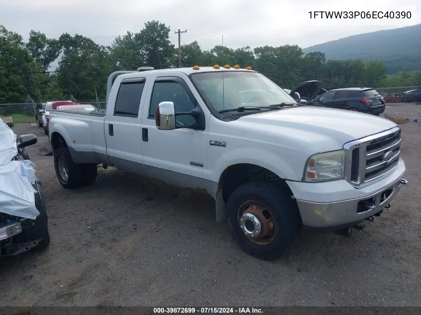 2006 Ford F-350 Lariat/Xl/Xlt VIN: 1FTWW33P06EC40390 Lot: 39872699