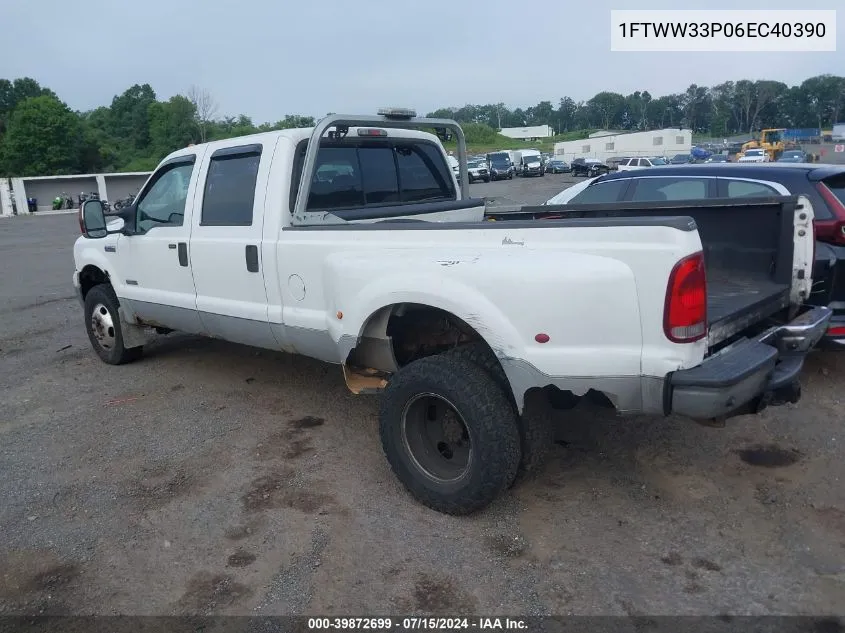 2006 Ford F-350 Lariat/Xl/Xlt VIN: 1FTWW33P06EC40390 Lot: 39872699