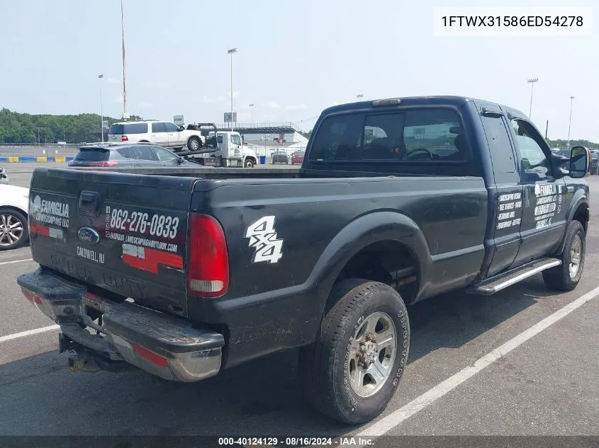 1FTWX31586ED54278 2006 Ford F-350 Lariat/Xl/Xlt