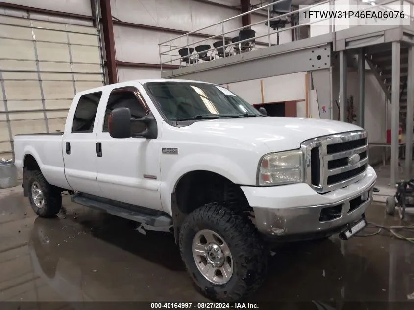 2006 Ford F-350 Lariat/Xl/Xlt VIN: 1FTWW31P46EA06076 Lot: 40164997