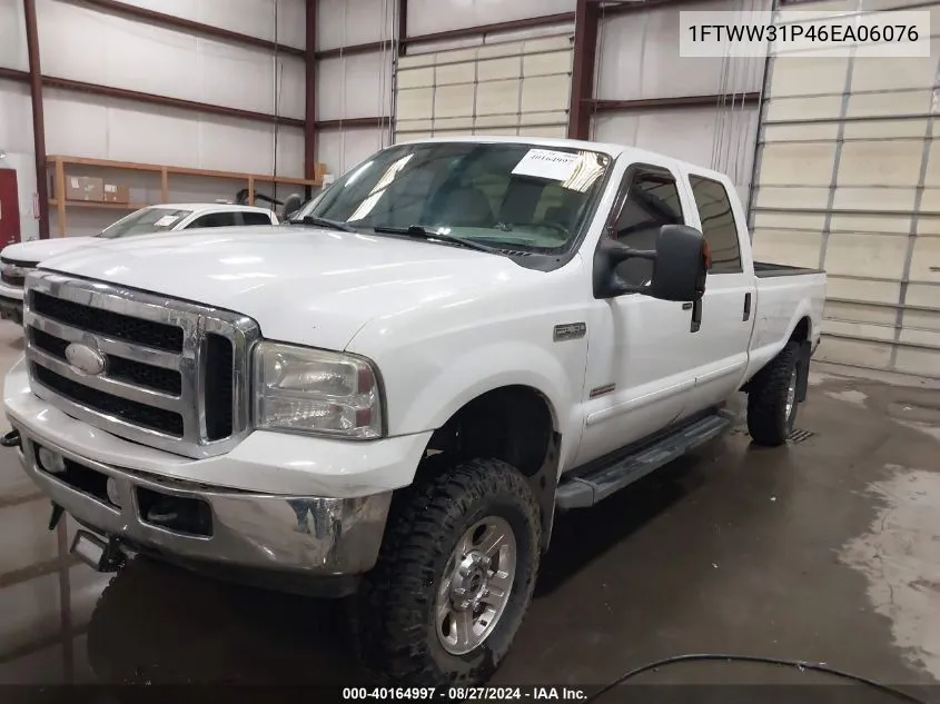 2006 Ford F-350 Lariat/Xl/Xlt VIN: 1FTWW31P46EA06076 Lot: 40164997