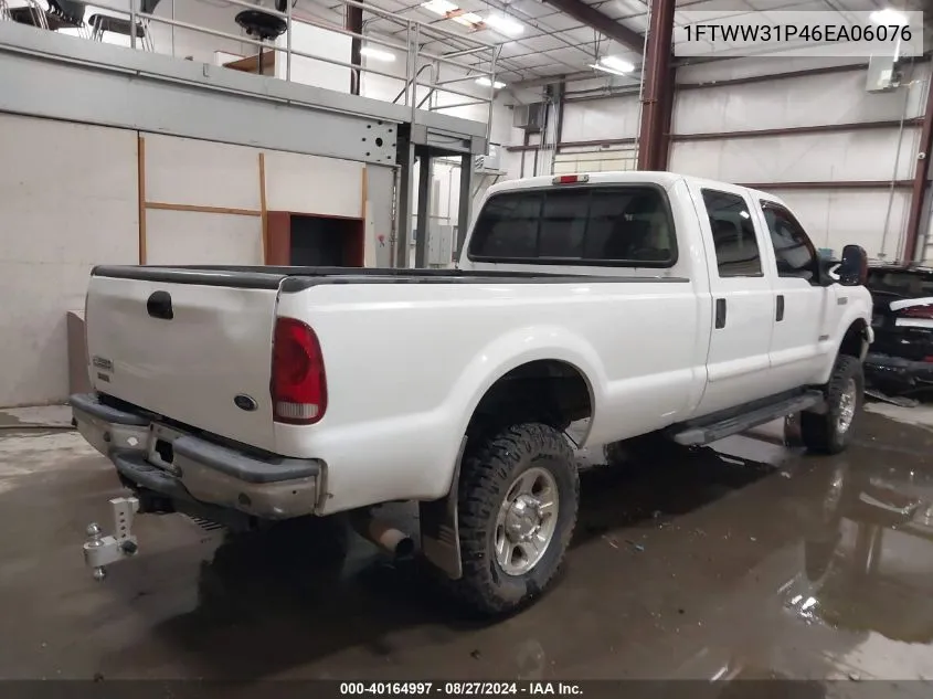 2006 Ford F-350 Lariat/Xl/Xlt VIN: 1FTWW31P46EA06076 Lot: 40164997