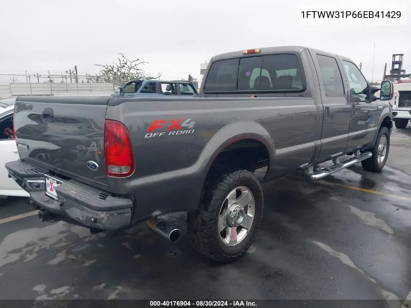 1FTWW31P66EB41429 2006 Ford F-350 Lariat/Xl/Xlt