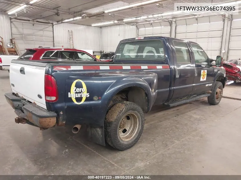 2006 Ford F-350 Lariat/Xl/Xlt VIN: 1FTWW33Y36EC74395 Lot: 40197223