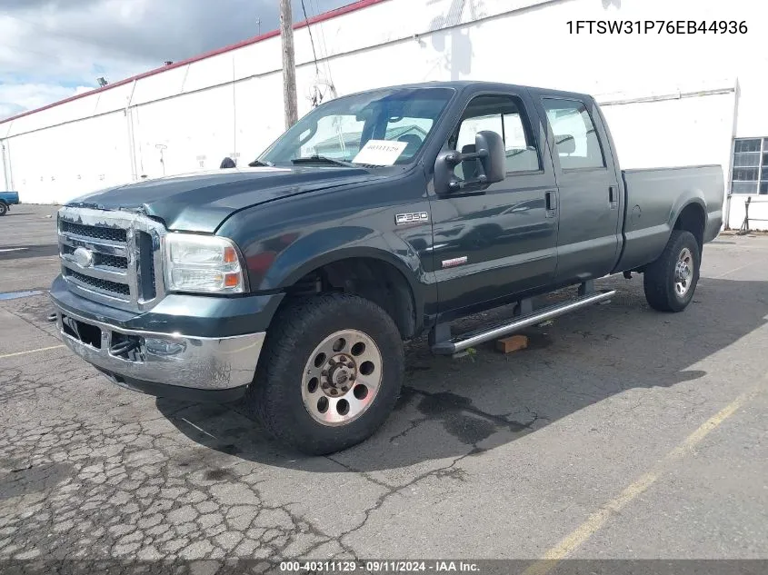 2006 Ford F-350 King Ranch/Lariat/Xl/Xlt VIN: 1FTSW31P76EB44936 Lot: 40311129