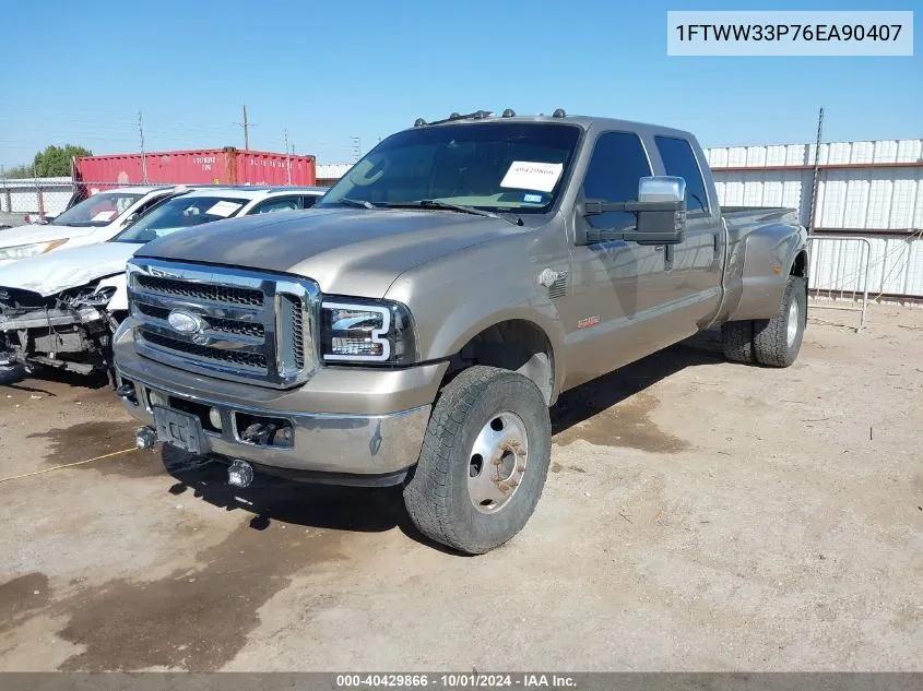 1FTWW33P76EA90407 2006 Ford F-350 Lariat/Xl/Xlt