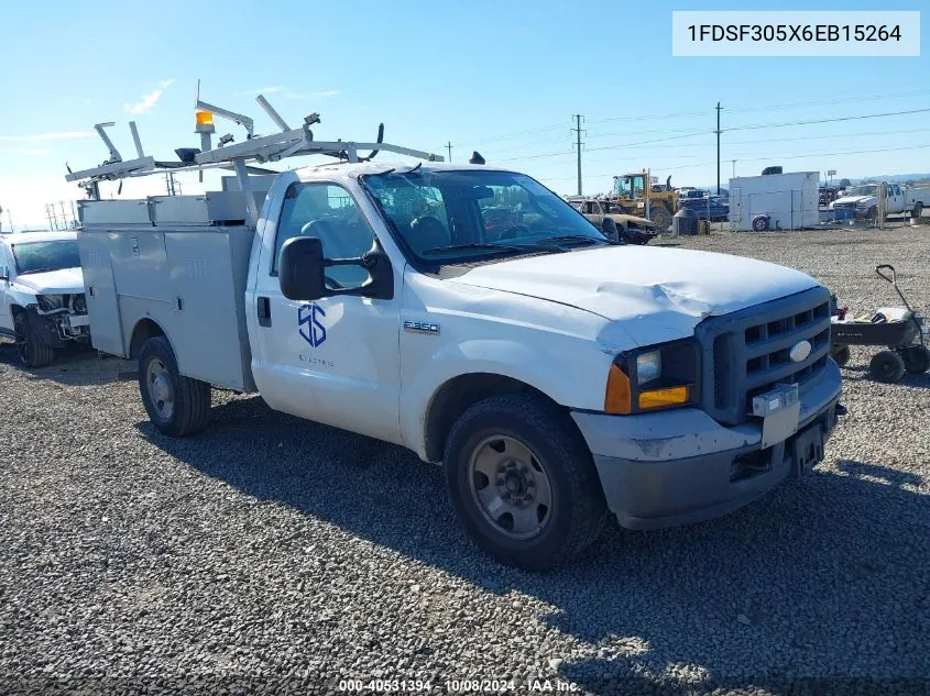 2006 Ford F-350 Srw Super Duty VIN: 1FDSF305X6EB15264 Lot: 40531394