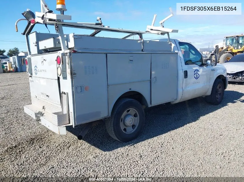 2006 Ford F-350 Srw Super Duty VIN: 1FDSF305X6EB15264 Lot: 40531394