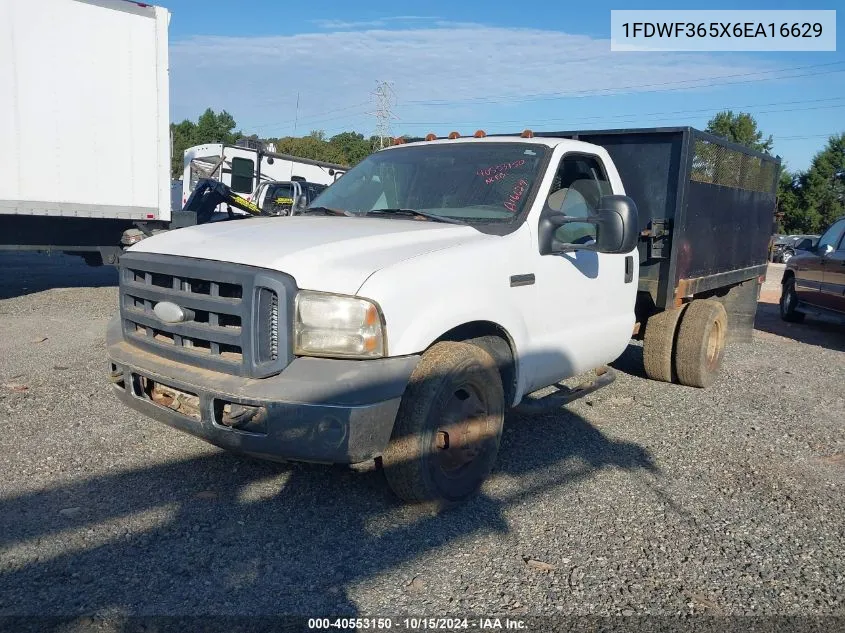 2006 Ford F350 Super Duty VIN: 1FDWF365X6EA16629 Lot: 40553150