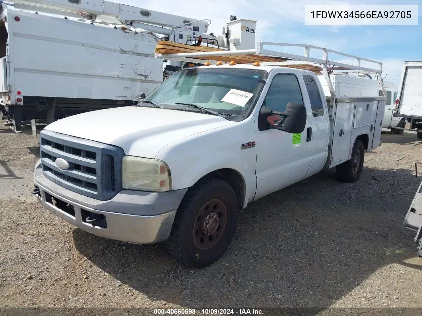 2006 Ford Super Duty F-350 Srw Srw Super Duty VIN: 1FDWX34566EA92705 Lot: 40560598