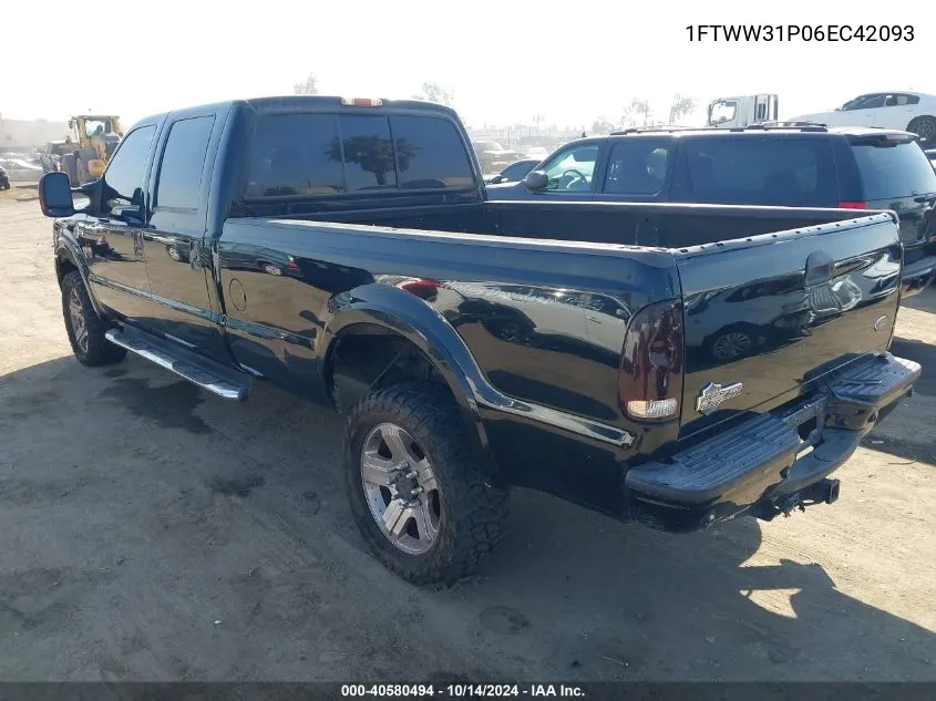 2006 Ford F-350 Lariat/Xl/Xlt VIN: 1FTWW31P06EC42093 Lot: 40580494