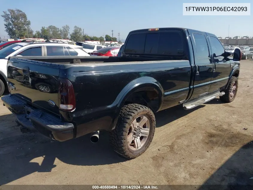 2006 Ford F-350 Lariat/Xl/Xlt VIN: 1FTWW31P06EC42093 Lot: 40580494