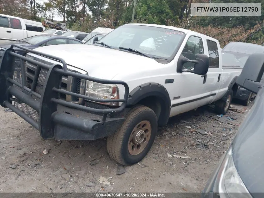 2006 Ford F-350 King Ranch/Lariat/Xl/Xlt VIN: 1FTWW31P06ED12790 Lot: 40670547