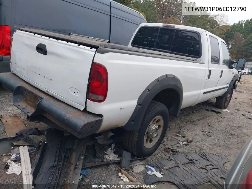 2006 Ford F-350 King Ranch/Lariat/Xl/Xlt VIN: 1FTWW31P06ED12790 Lot: 40670547