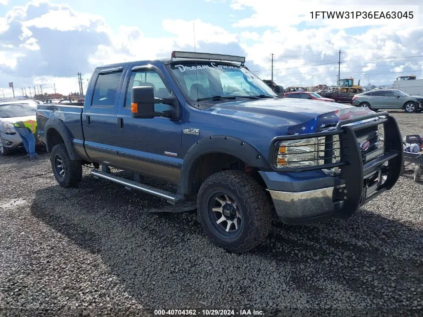 2006 Ford F-350 Lariat/Xl/Xlt VIN: 1FTWW31P36EA63045 Lot: 40704362