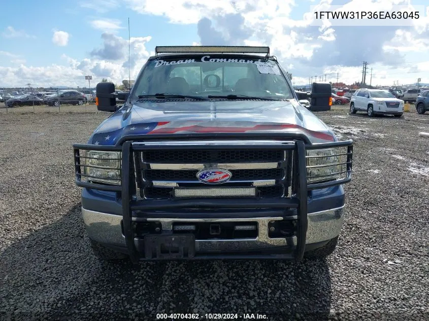 2006 Ford F-350 Lariat/Xl/Xlt VIN: 1FTWW31P36EA63045 Lot: 40704362