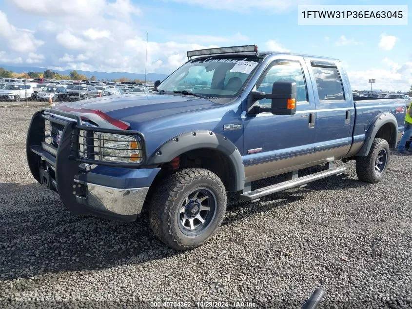 2006 Ford F-350 Lariat/Xl/Xlt VIN: 1FTWW31P36EA63045 Lot: 40704362