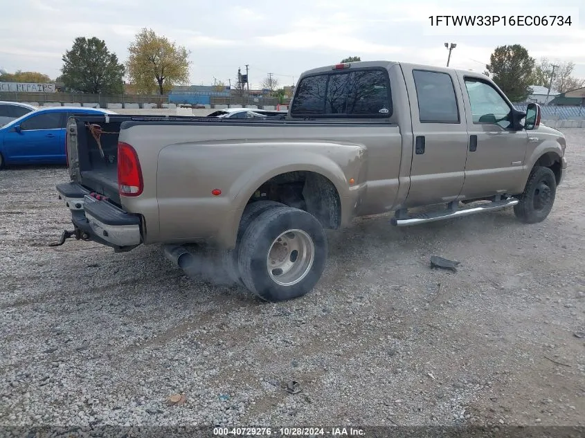 2006 Ford F-350 Lariat/Xl/Xlt VIN: 1FTWW33P16EC06734 Lot: 40729276