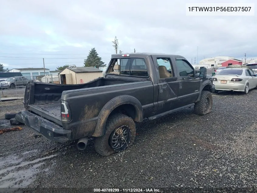 2006 Ford F-350 Lariat/Xl/Xlt VIN: 1FTWW31P56ED37507 Lot: 40789299