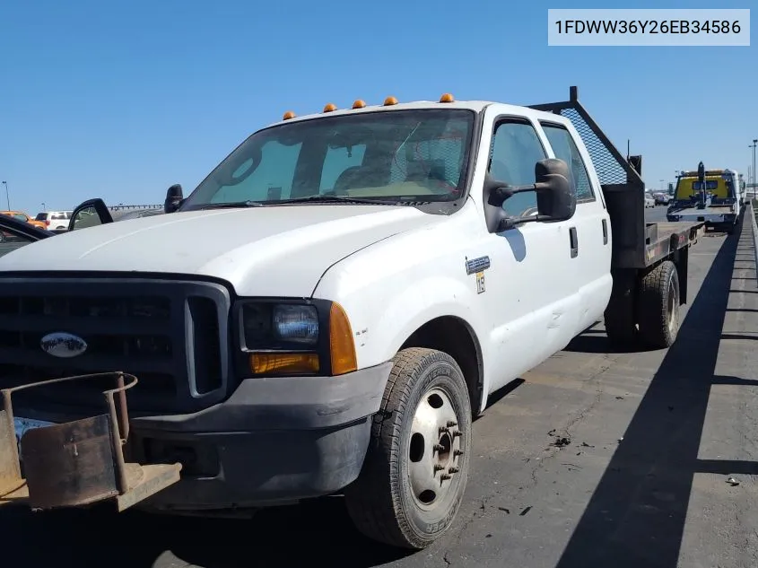 2006 Ford F-350 Chassis Lariat/Xl/Xlt VIN: 1FDWW36Y26EB34586 Lot: 40803220