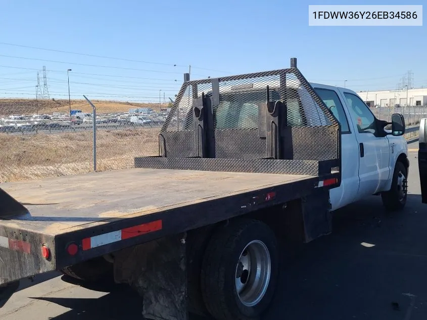 2006 Ford F-350 Chassis Lariat/Xl/Xlt VIN: 1FDWW36Y26EB34586 Lot: 40803220