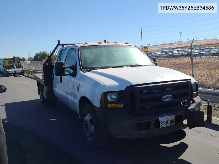 2006 Ford F-350 Chassis Lariat/Xl/Xlt VIN: 1FDWW36Y26EB34586 Lot: 40803220