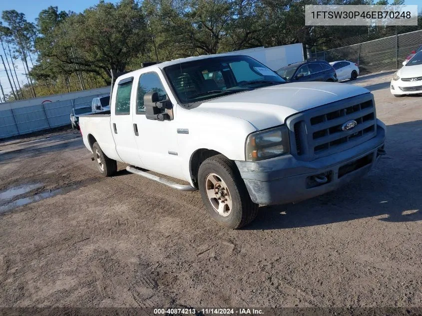 2006 Ford F-350 Lariat/Xl/Xlt VIN: 1FTSW30P46EB70248 Lot: 40874213