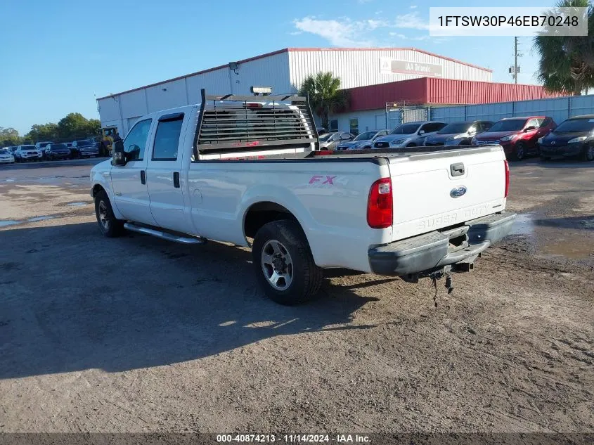 2006 Ford F-350 Lariat/Xl/Xlt VIN: 1FTSW30P46EB70248 Lot: 40874213