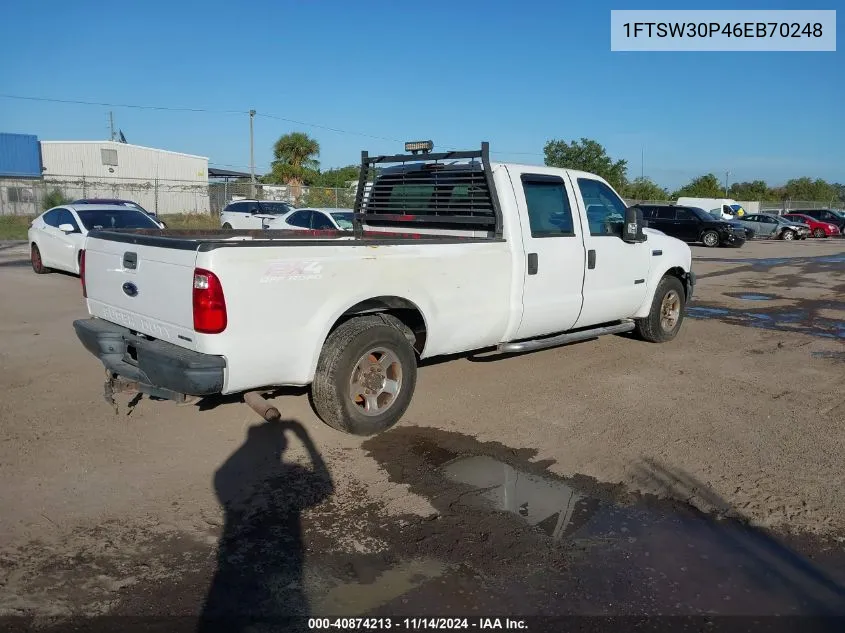 2006 Ford F-350 Lariat/Xl/Xlt VIN: 1FTSW30P46EB70248 Lot: 40874213